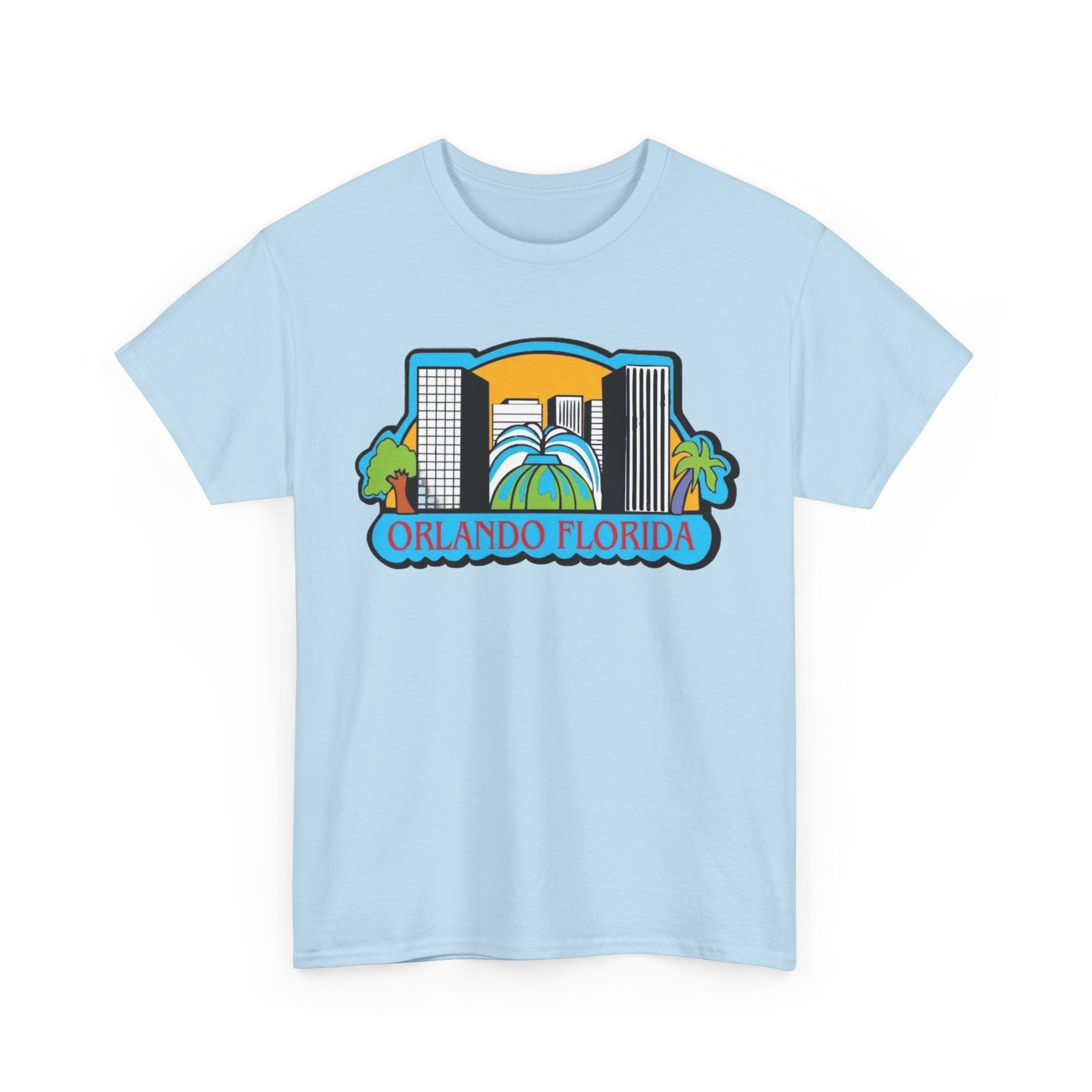 Orlando Florida Retro Skyline T-Shirt