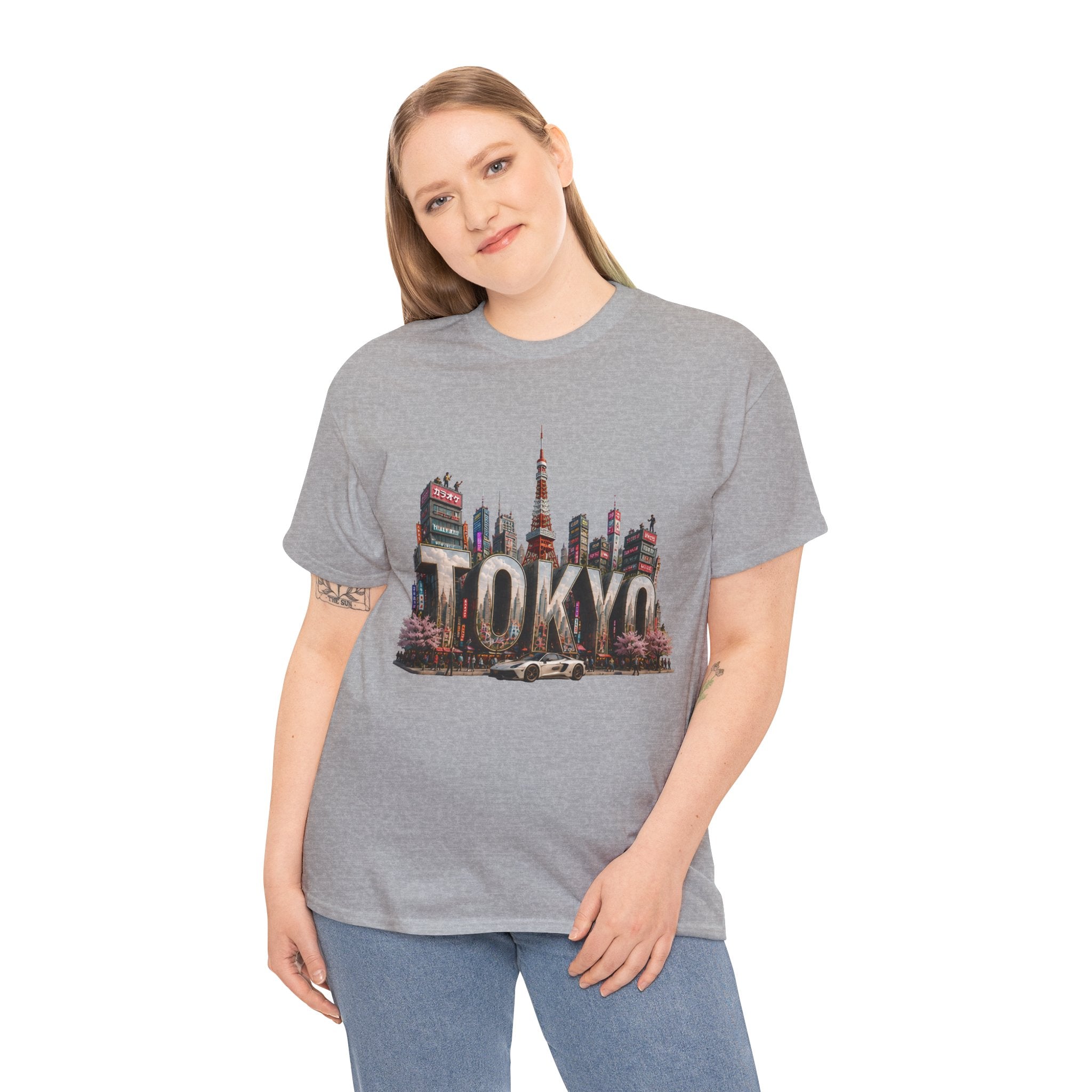 Tokyo Skyline T-Shirt — Vintage Cityscape Graphic Tee