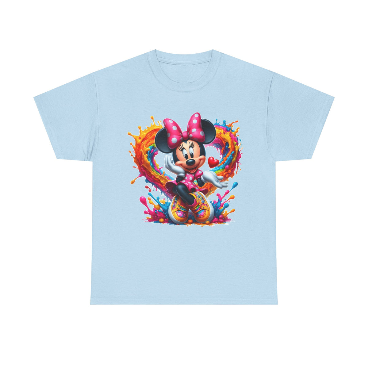 Minnie Mouse Unofficial Color Splash T‑Shirt