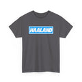 Haaland Box Logo Tee — Soccer Fan Jersey Style Shirt
