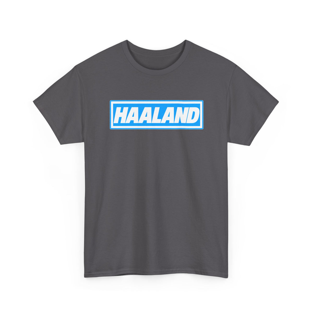 Haaland Box Logo Tee — Soccer Fan Jersey Style Shirt