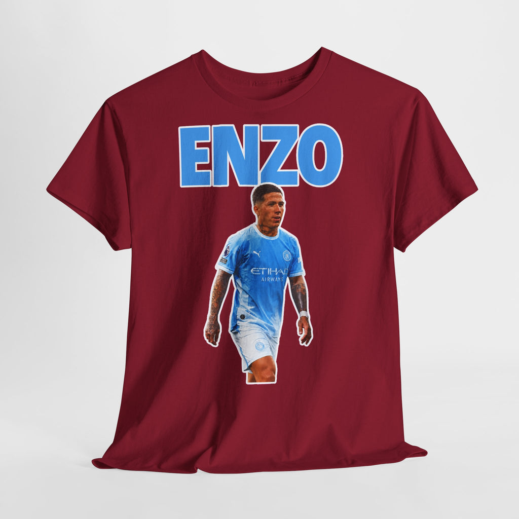 Enzo Fernandez Manchester City Inspired Cotton T-Shirt