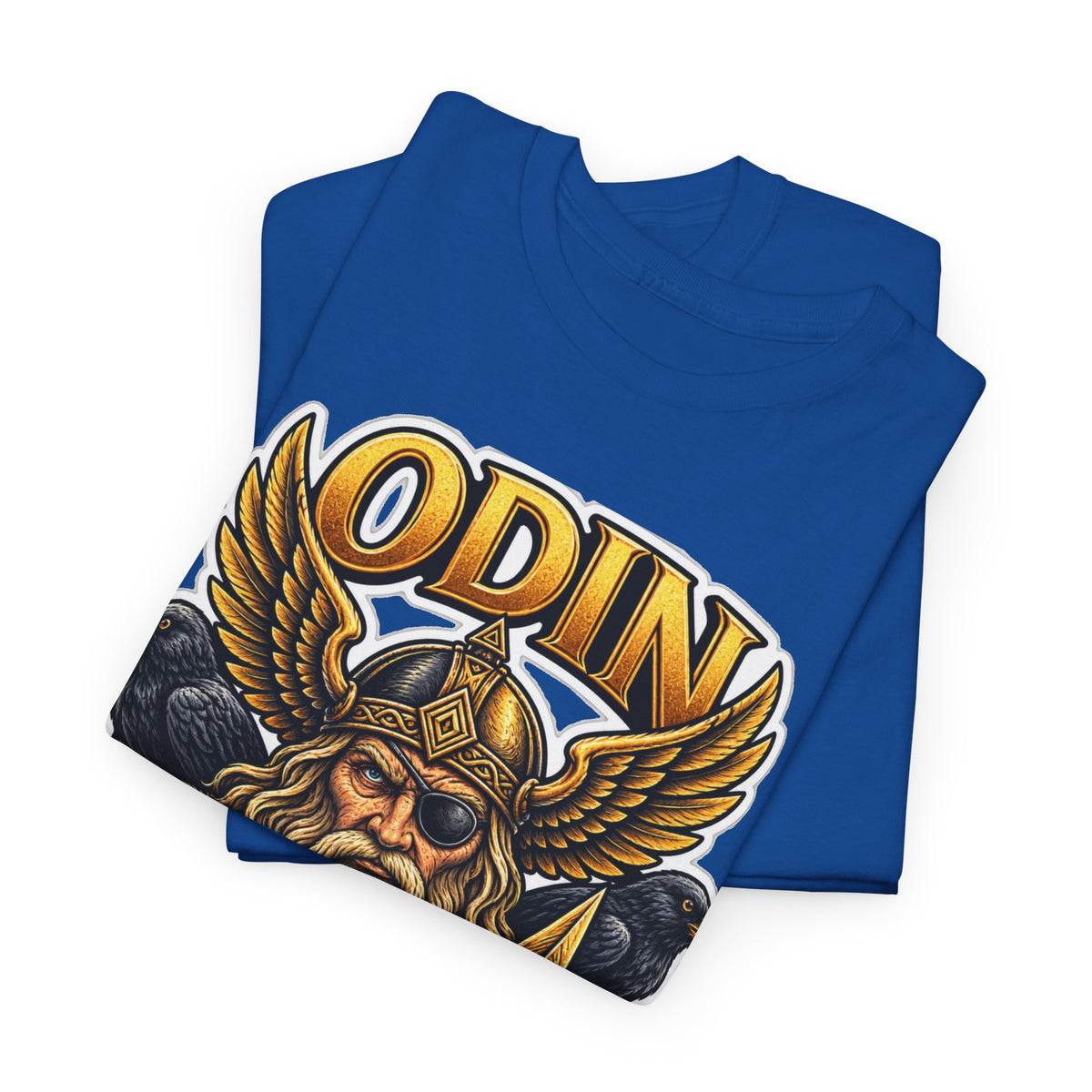 Odin Viking Cotton T-Shirt — Norse God Graphic Tee