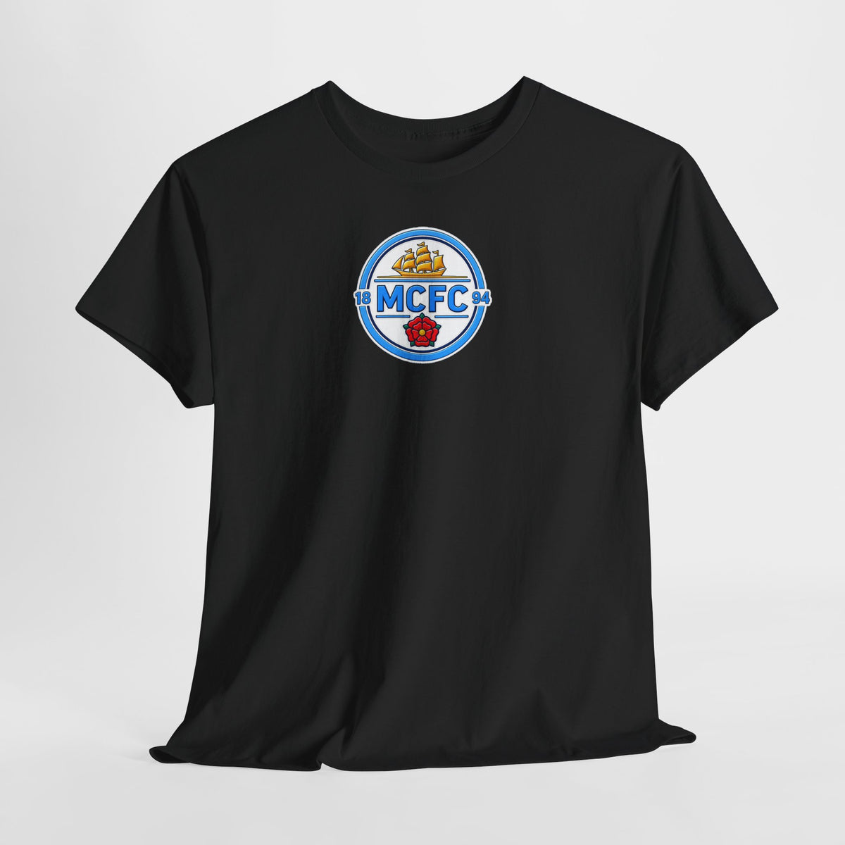 MCFC Retro Crest T‑Shirt — Vintage Soccer Fan Tee