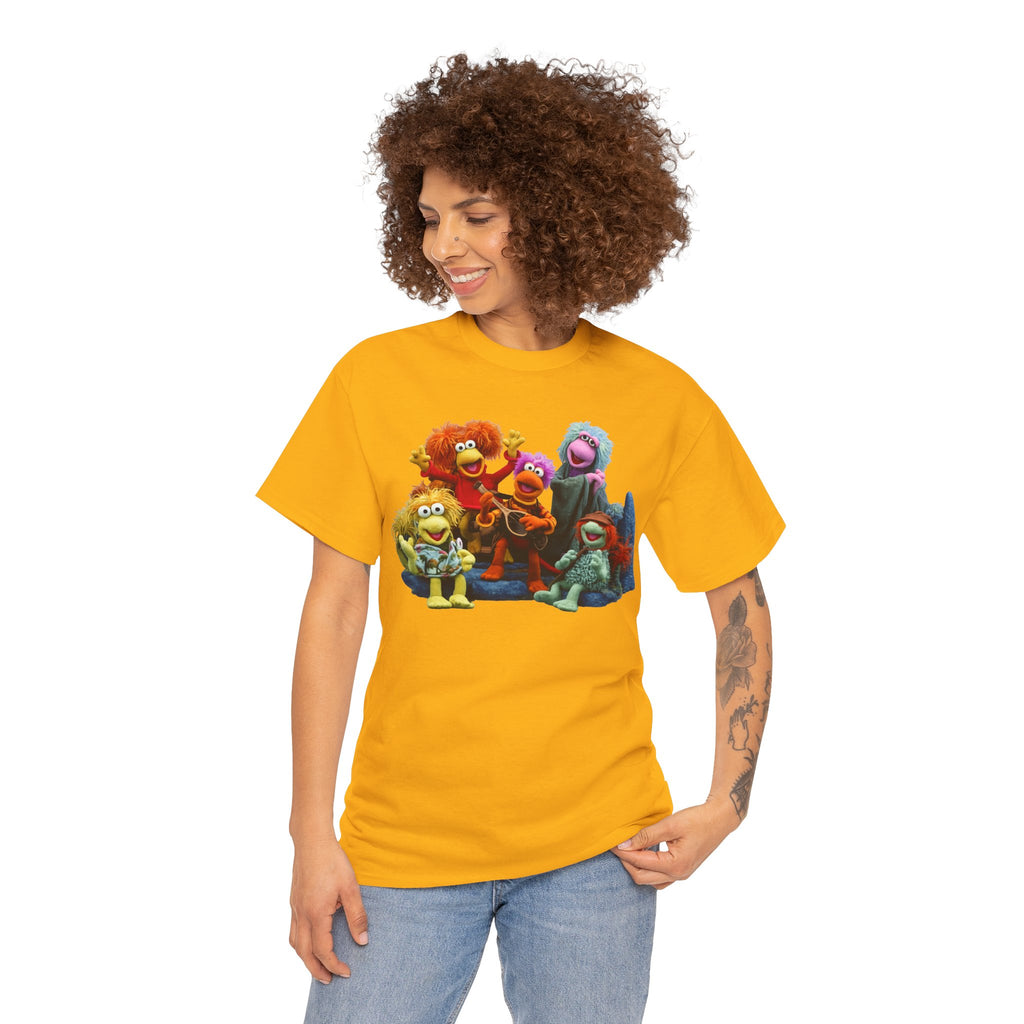 Fraggle Rock Muppet Crew Graphic Tee — Vintage Puppet Group T-Shirt