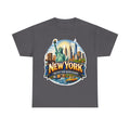 New York City T-Shirt - 'The City That Never Sleeps' Vintage Skyline Tee