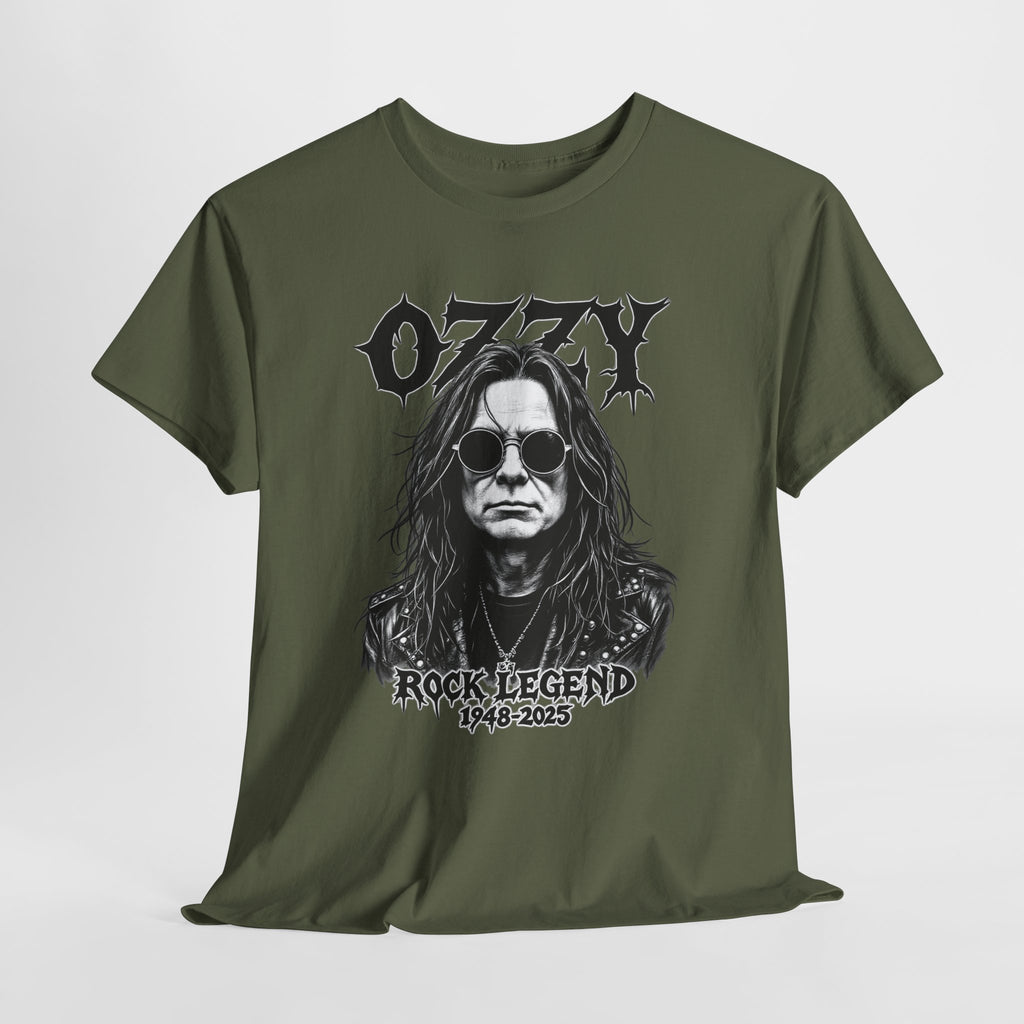Rock Legend Graphic Tee — "Ozzy" Memorial 1948–2025