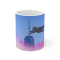 US Military over New York City Ceramic Coffee Cups, 11oz, 15oz
