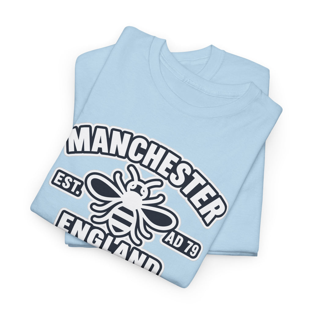 Manchester Bee Cotton T-Shirt – Established 1979 England Graphic Tee