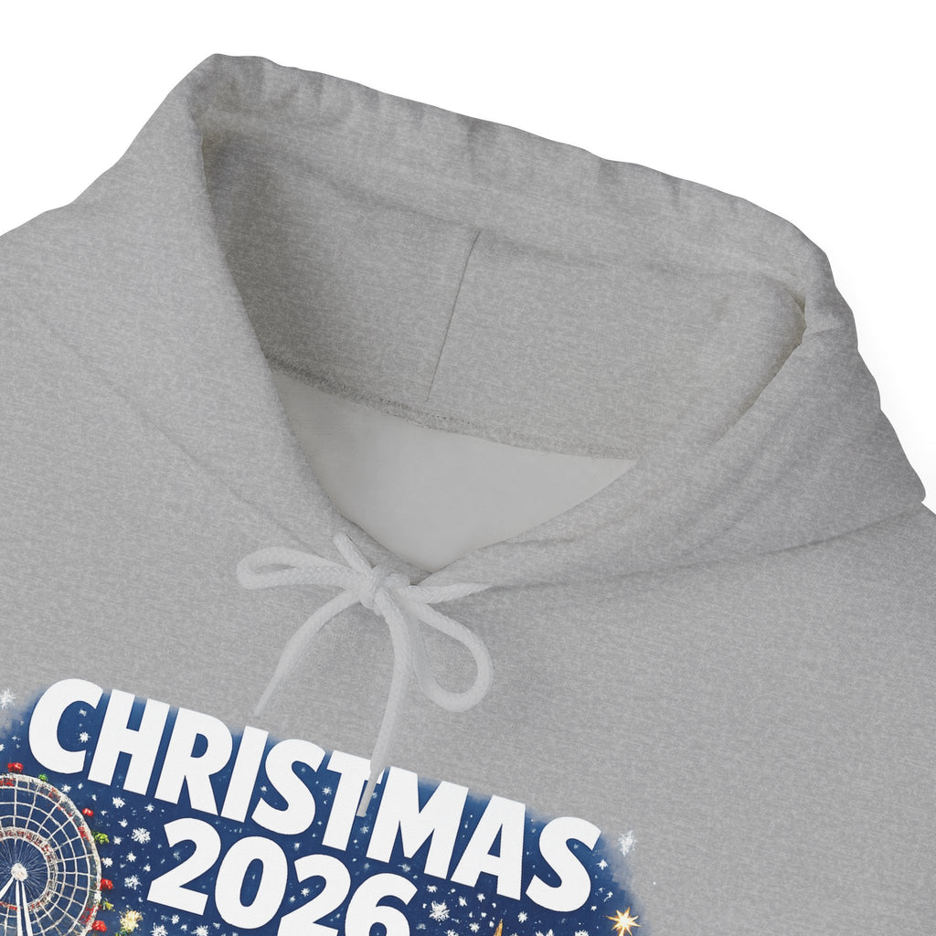 Christmas 2026 Holiday Hoodie — Festive Winter Village Sweatshirt