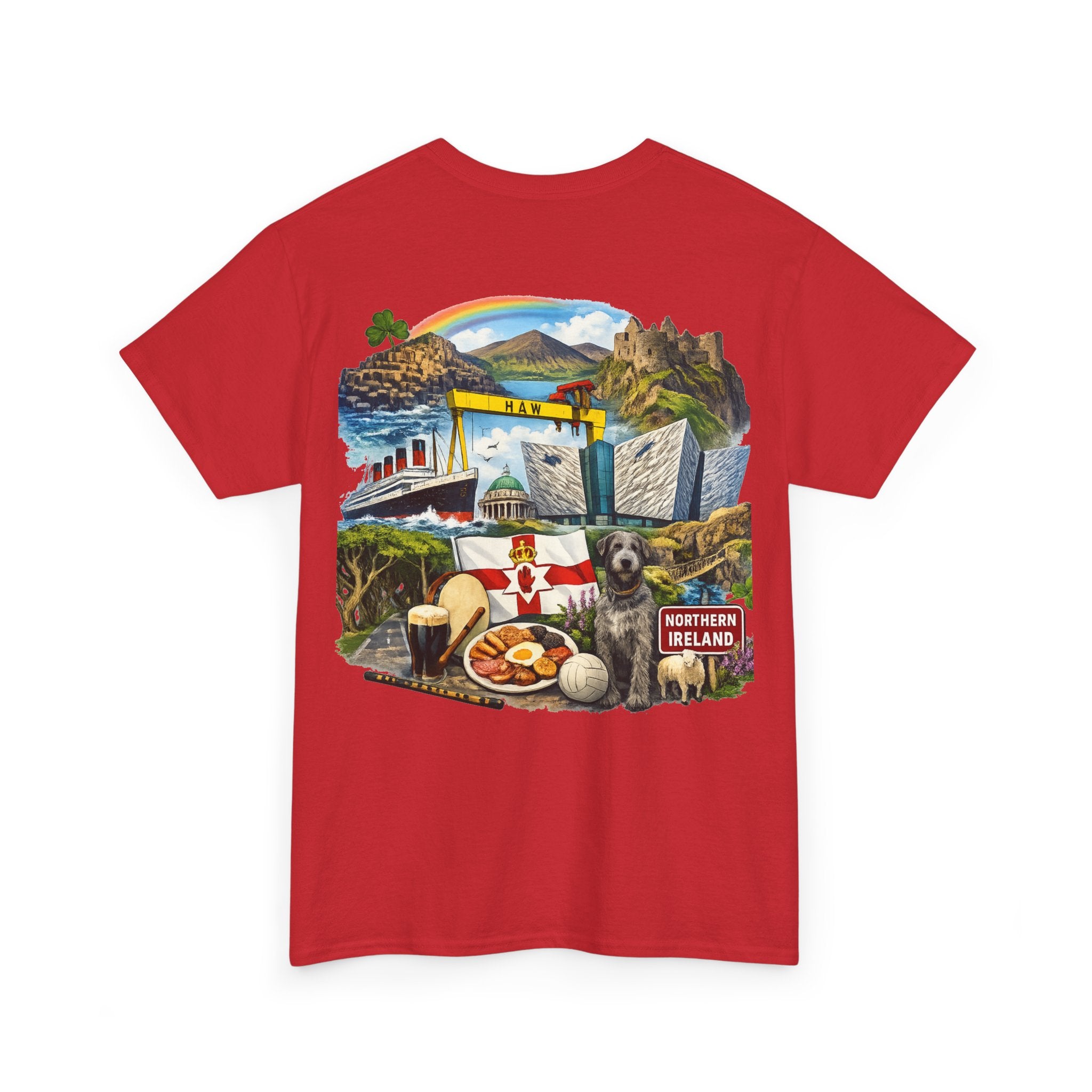Northern Ireland Collage Tee — "Make Northern Ireland Great Again" Graphic T-Shirt