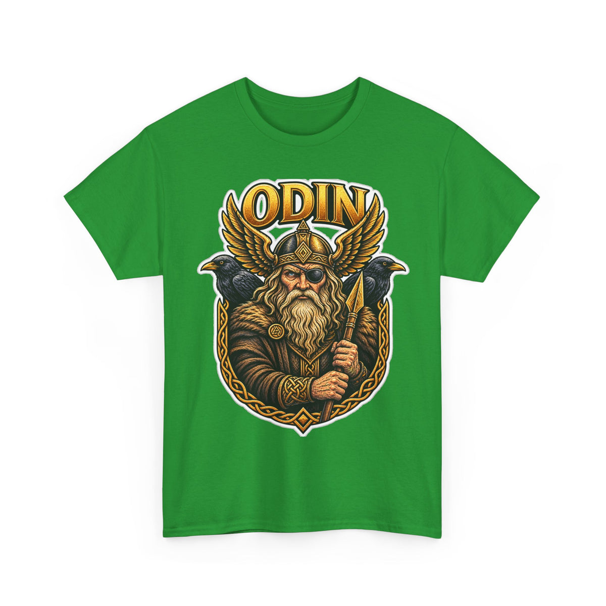 Odin Viking Cotton T-Shirt — Norse God Graphic Tee