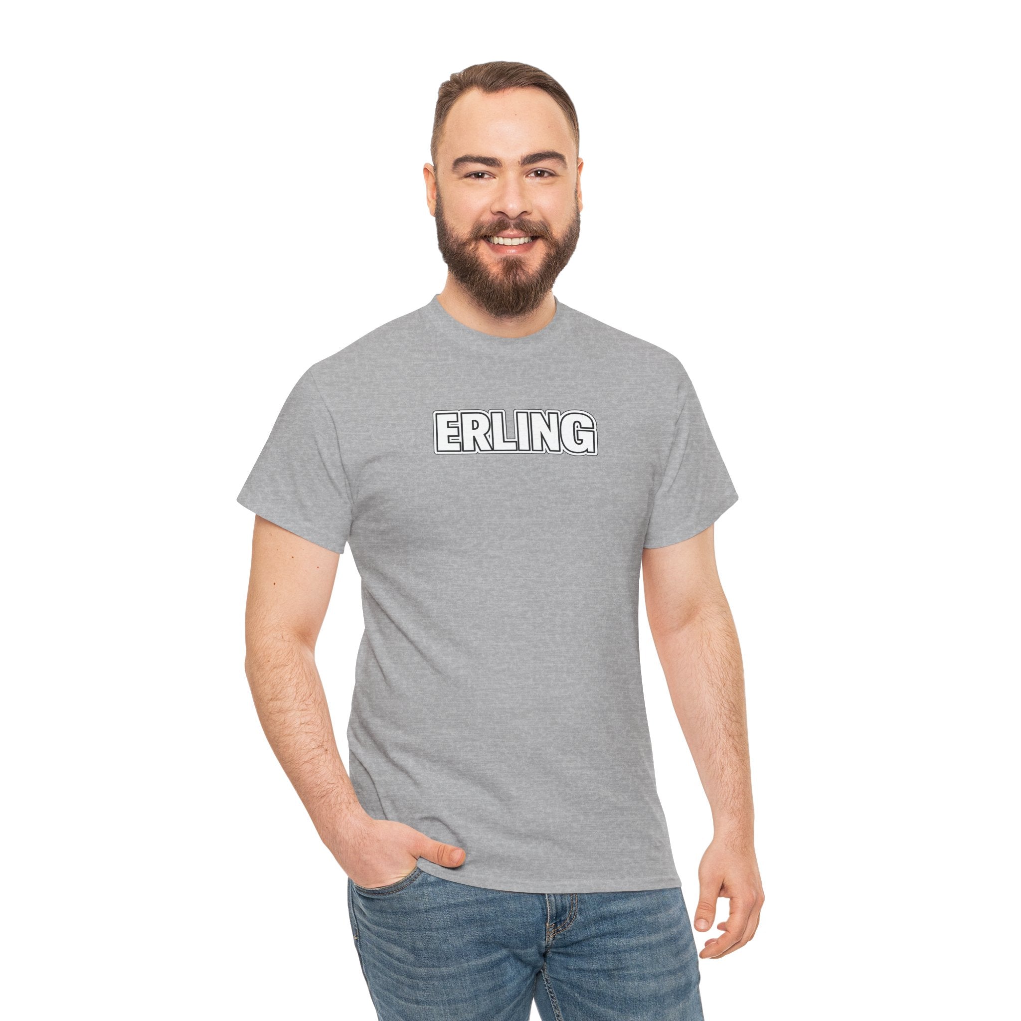 Erling Haaland Name Tee — Personalized Minimalist T-Shirt