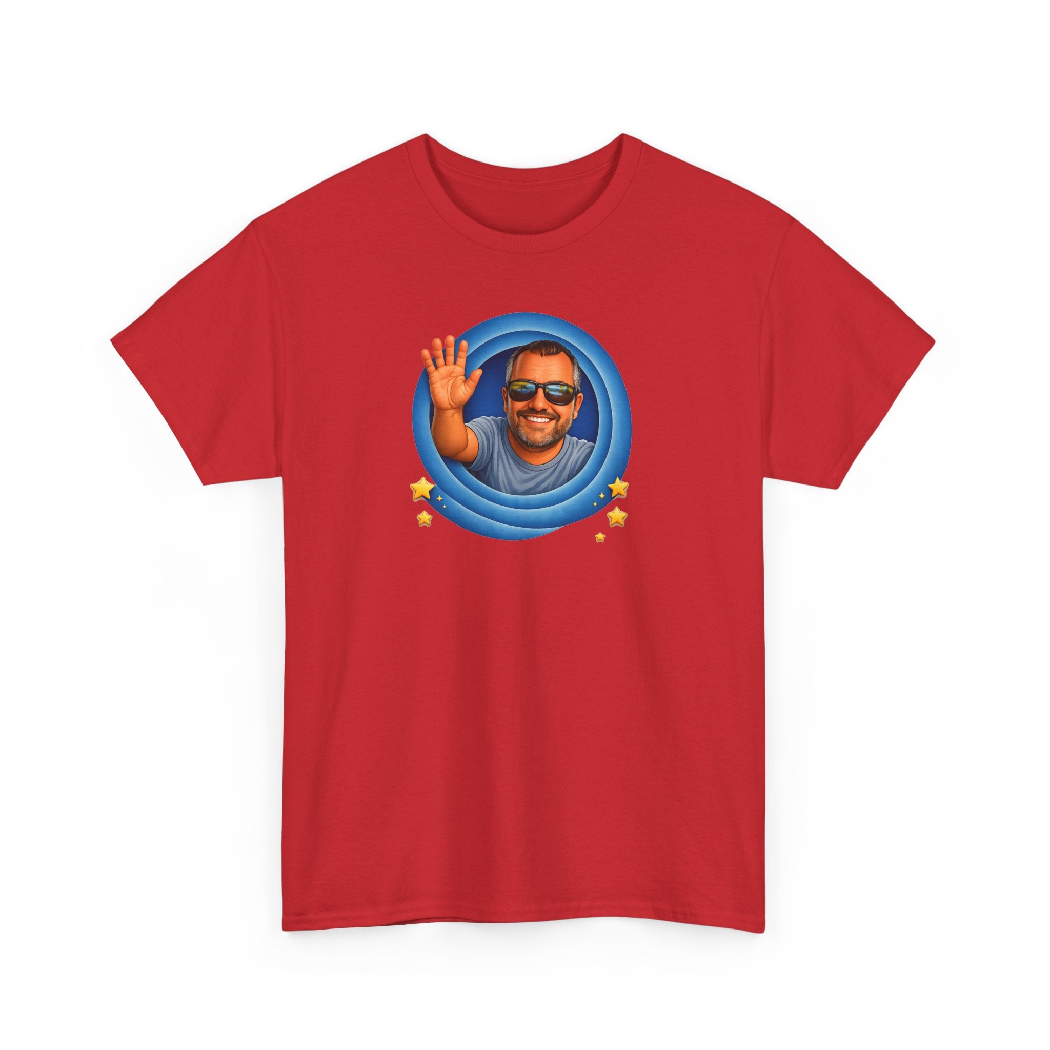 T-Shirt — "That's All, Folks!" Waving Portrait Graphic Tee