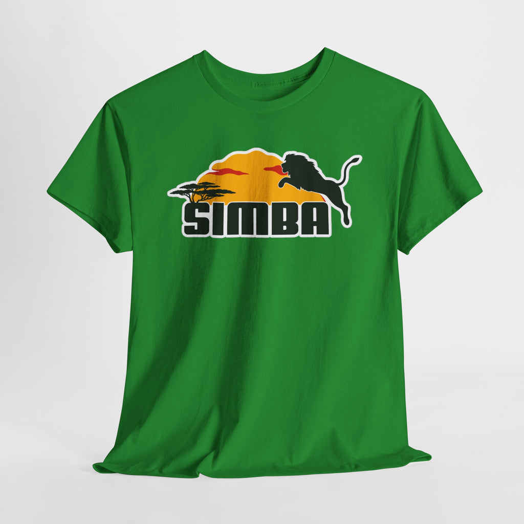 Simba Sunset Graphic Tee — Lion Silhouette Safari T-Shirt