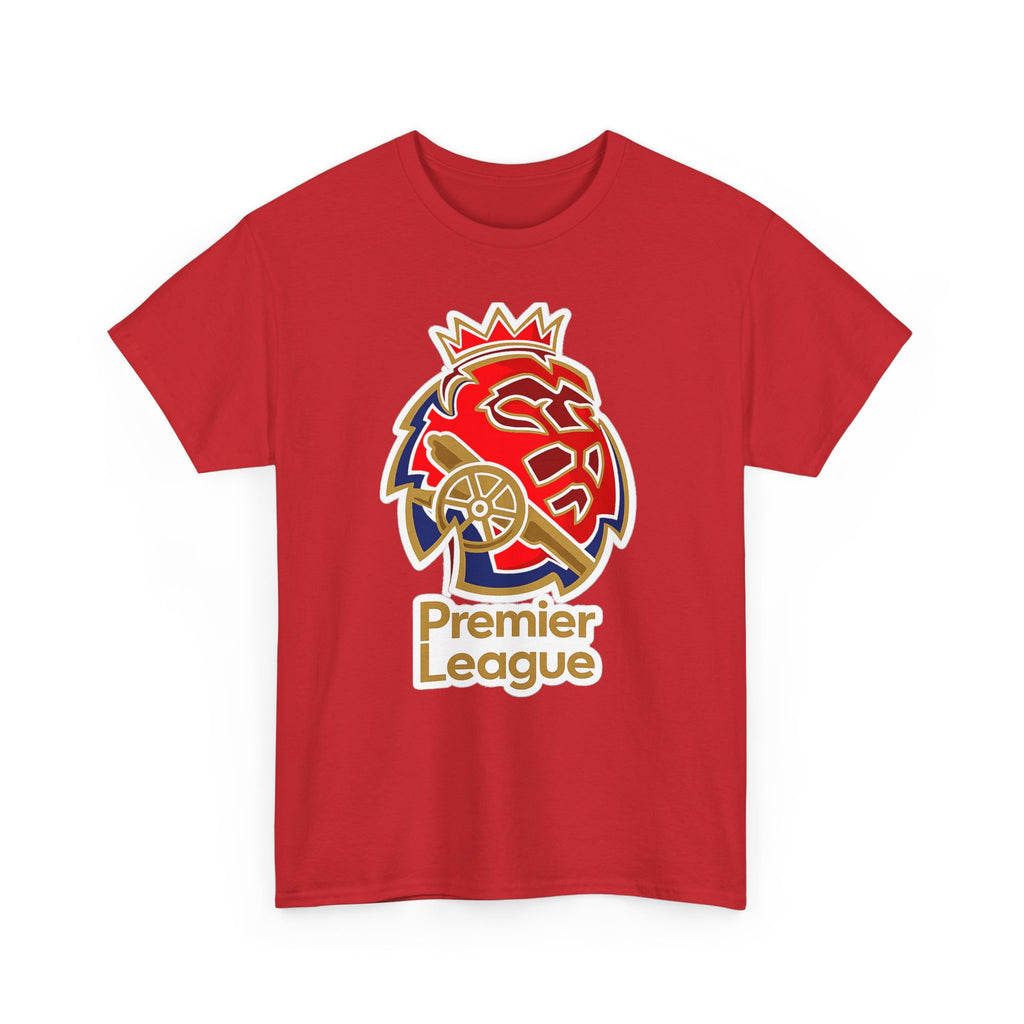 Arsenal Premier League Lion Logo T-Shirt — Soccer Fan Tee