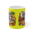 Costa del Sol Ceramic Coffee Mug — Spanish Beach Travel Souvenir, 11oz & 15oz