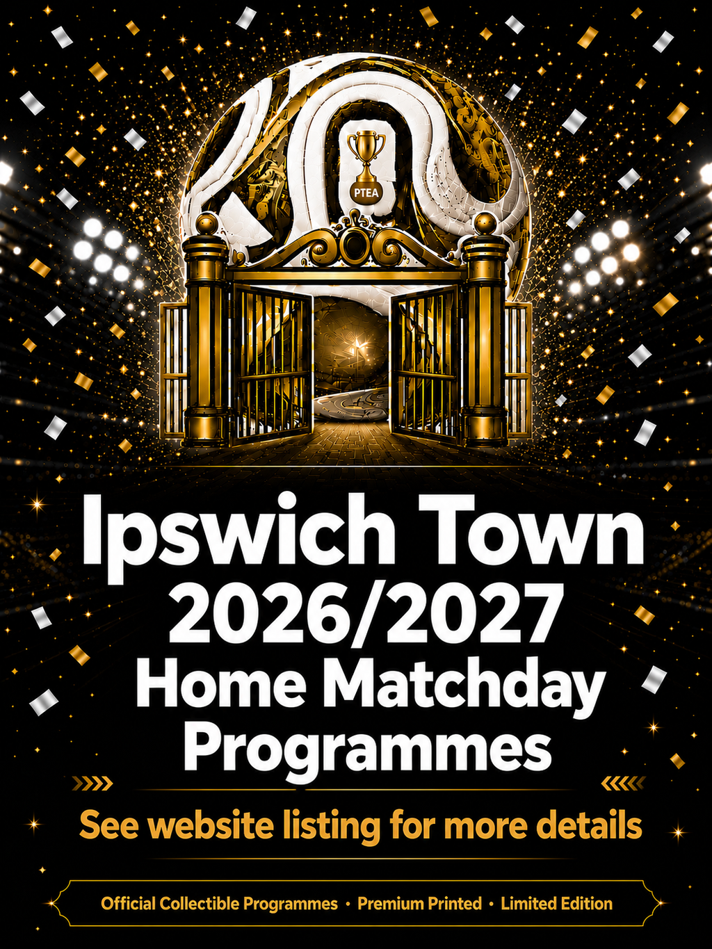 Ipswich Town 2026/2027 Official Home Matchday Programmes