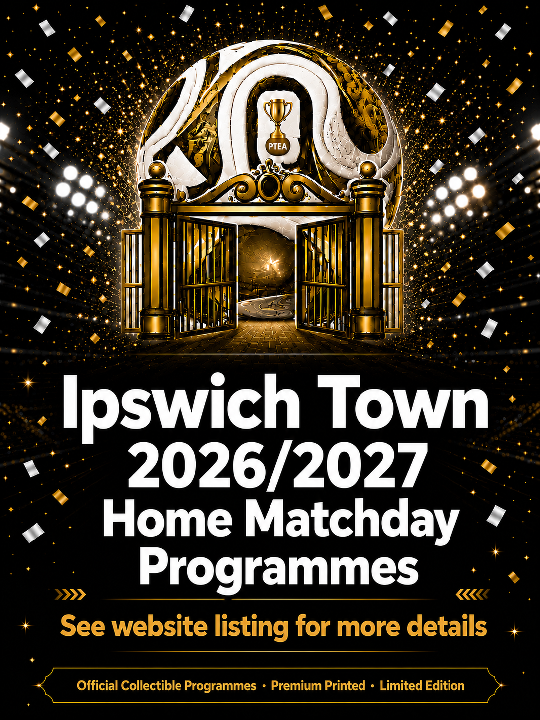 Ipswich Town 2026/2027 Official Home Matchday Programmes