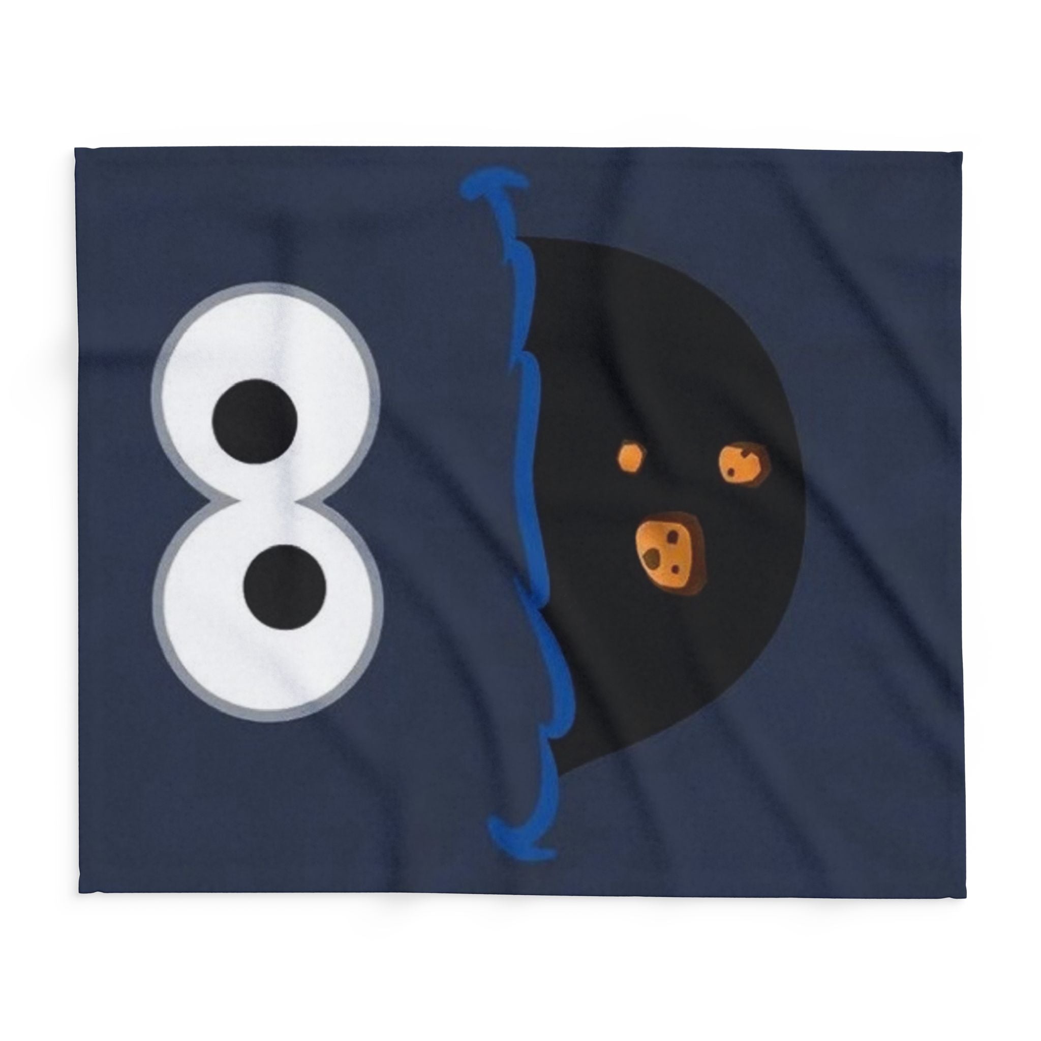 Cookie Monster Arctic Fleece Blanket – Cute Blue Character Throw for Kids & Fans
