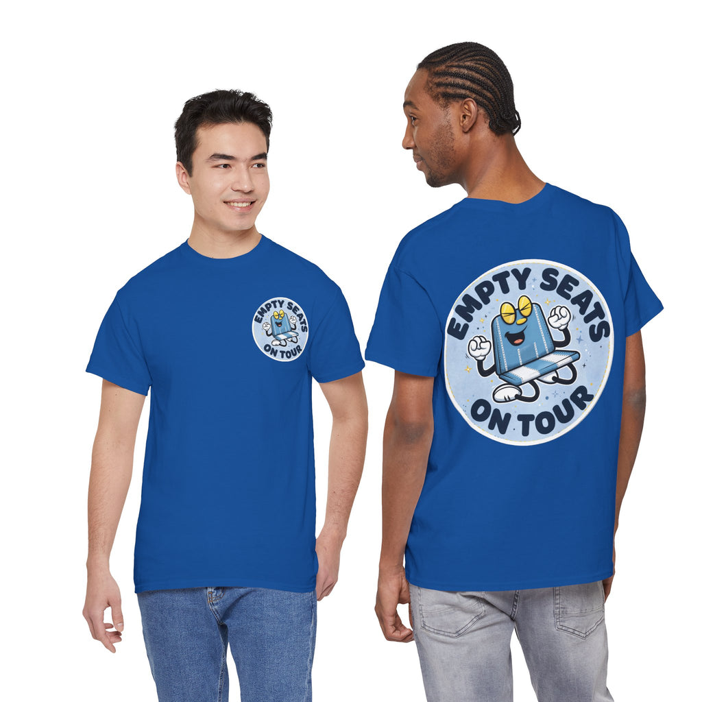 Manchester City T-Shirt — 'Empty Blue Seats On Tour' Retro Skate Graphic Tee