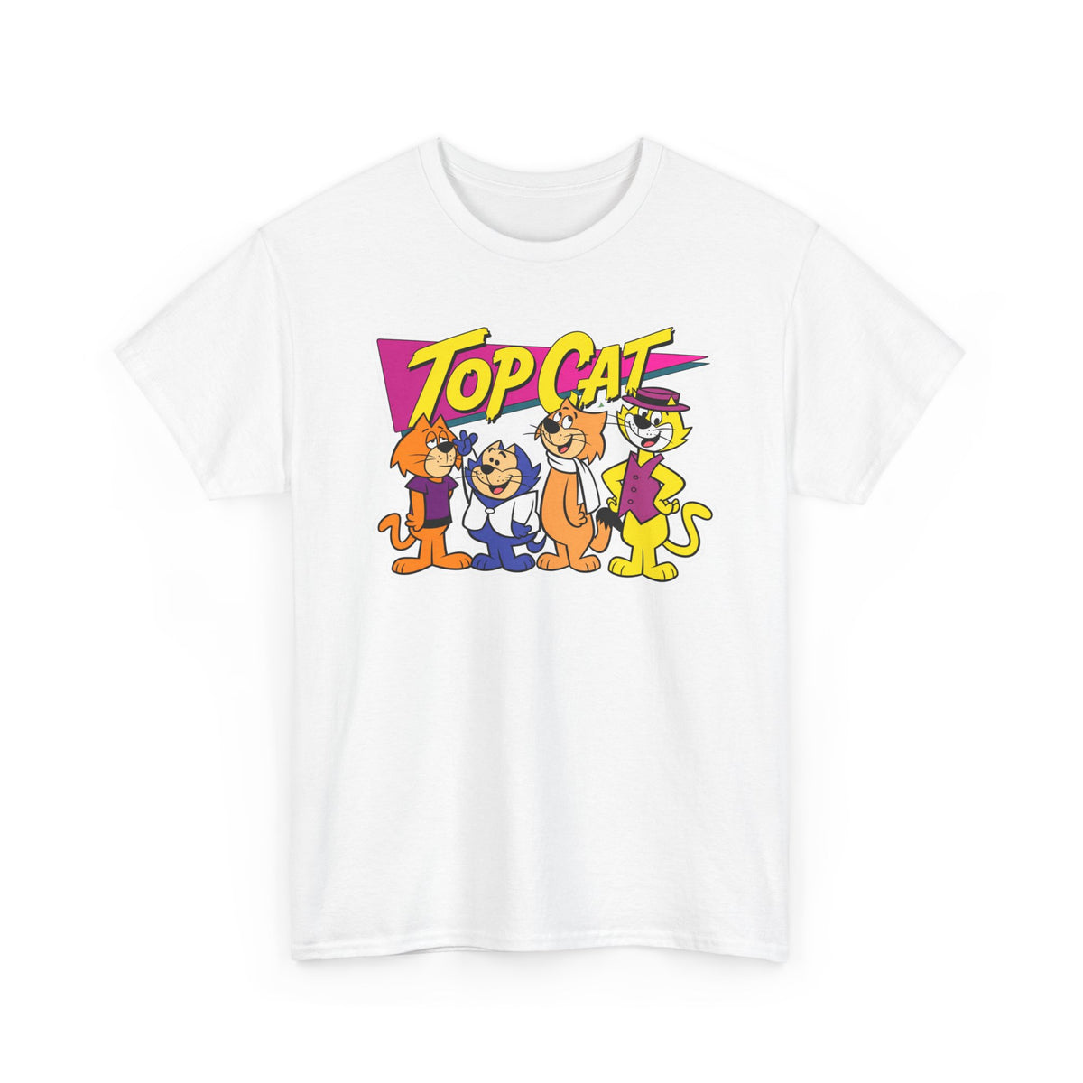 Top Cat Retro Cartoon Cotton T-Shirt / Tee