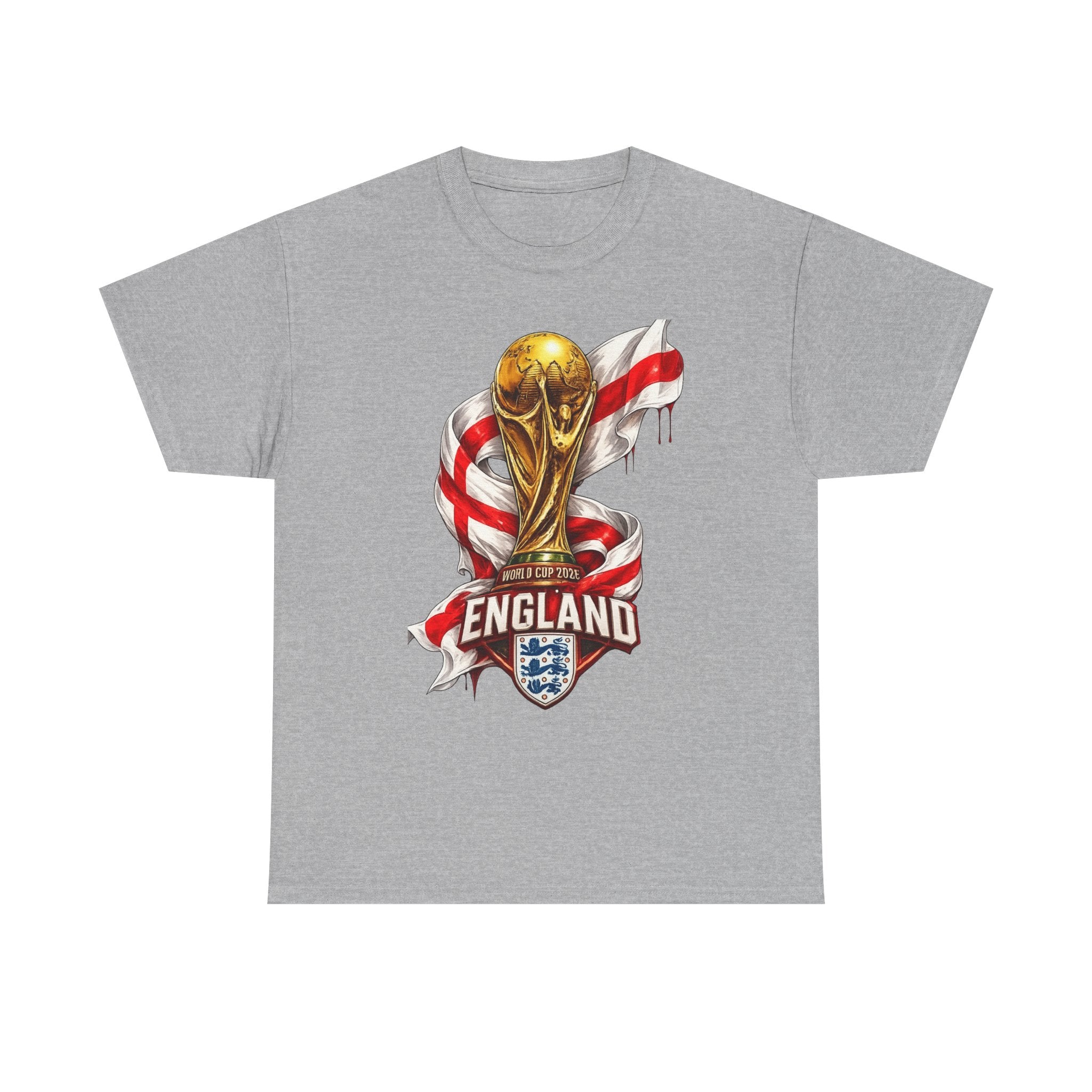 England World Cup Trophy T‑Shirt — St George's Cross Football Fan Tee
