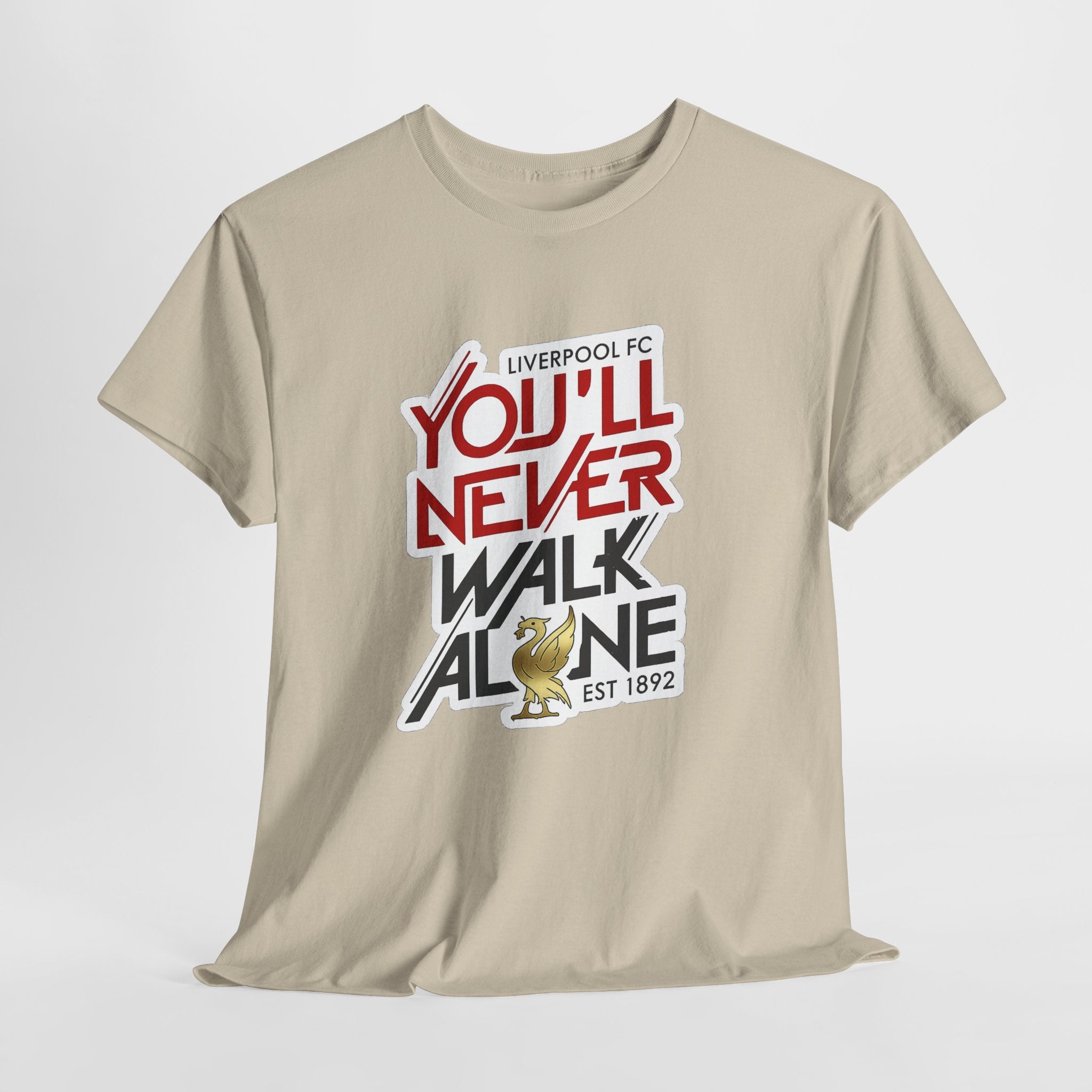 Liverpool You'll Never Walk Alone Cotton T-Shirt — Liverpool FC Fan Tee