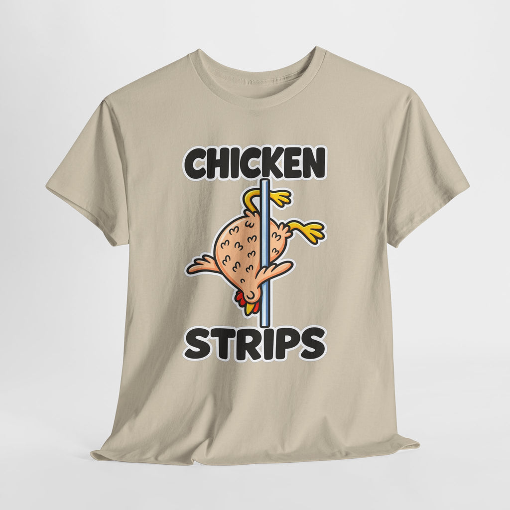 Chicken Strips T‑Shirt — Funny Pole Dance Chicken Graphic Tee