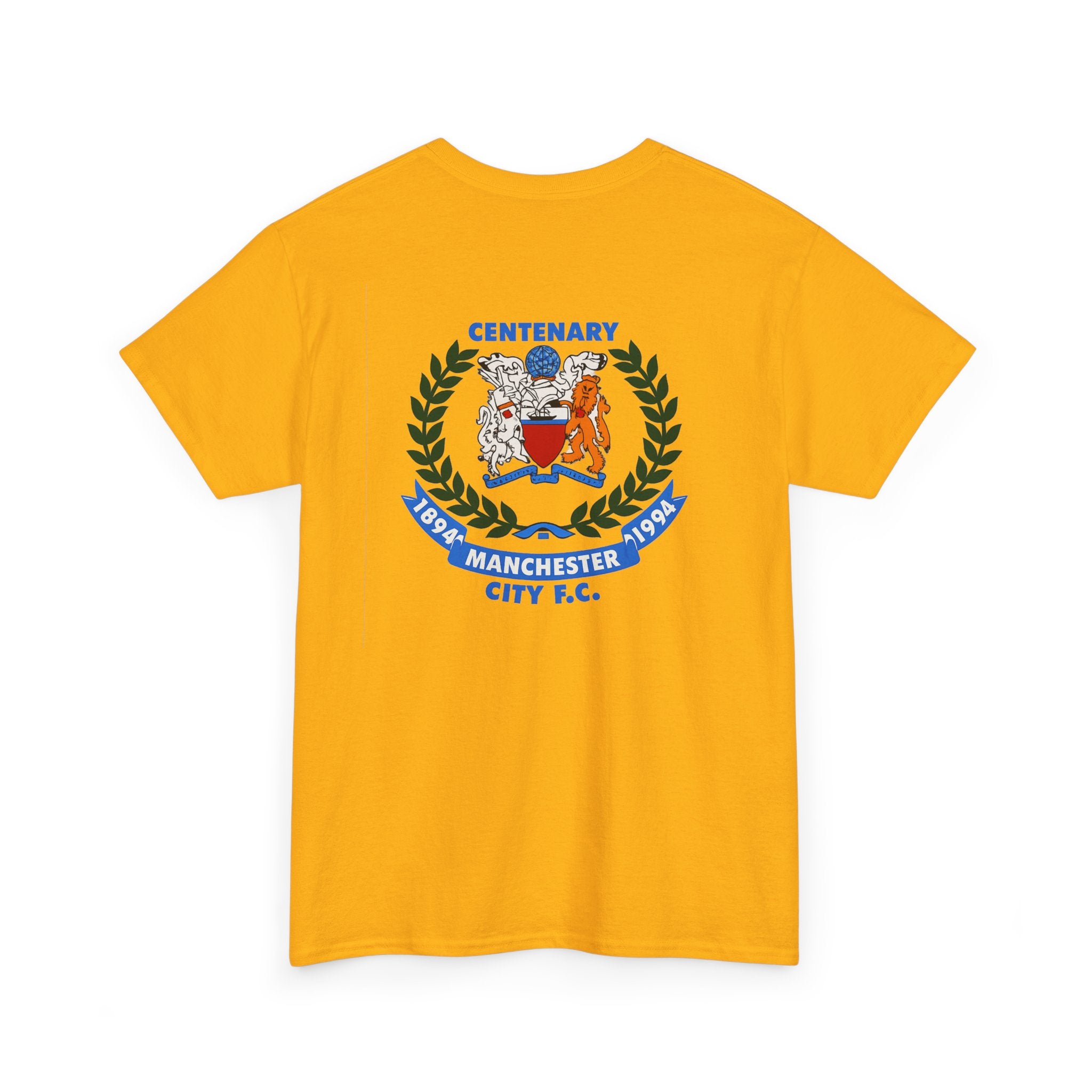 Centenary Manchester City FC Crest Tee — 1894–1994 Commemorative Shirt