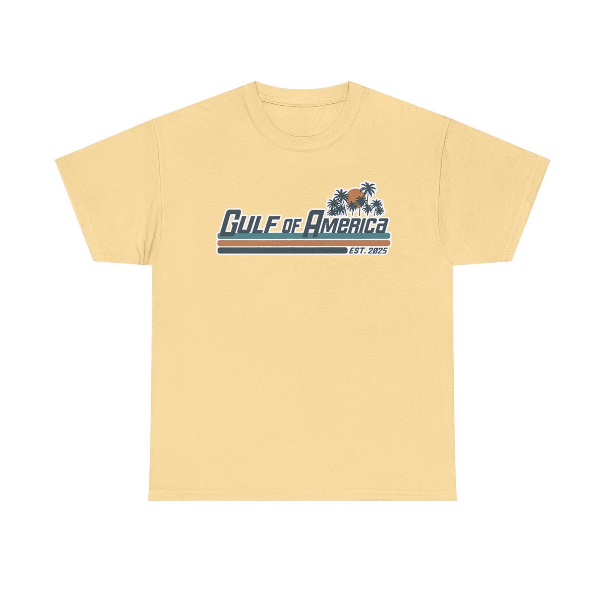 Gulf of America Vintage Surf Tee — Retro Beach Logo T-Shirt