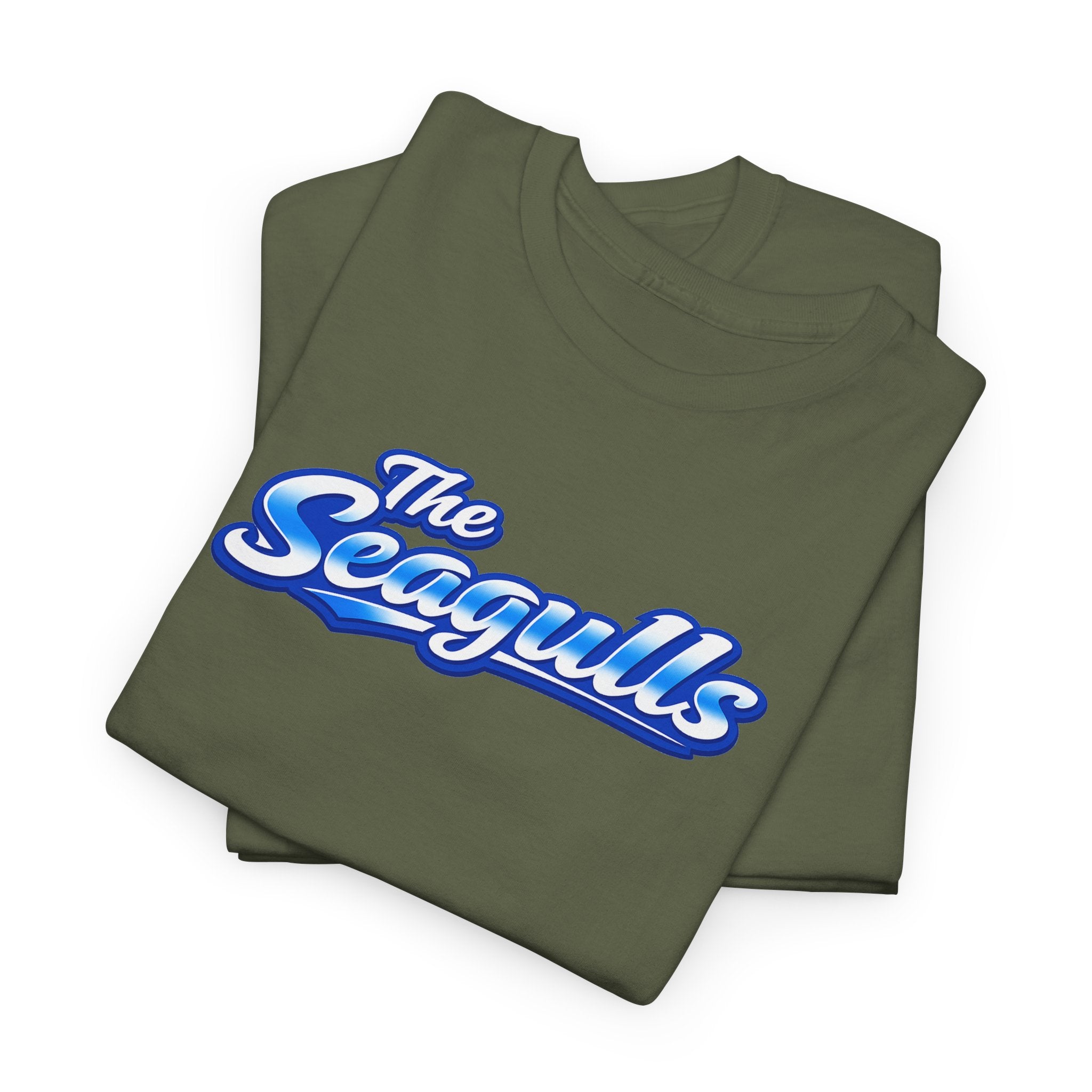Seagulls Football Script Logo Cotton T-Shirt