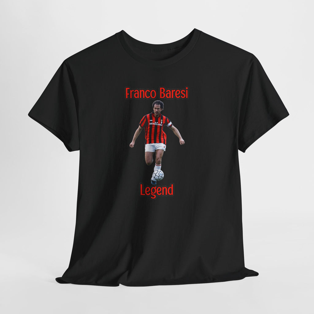 Franco Baresi Legend Tee — AC Milan Retro Soccer Graphic T-Shirt