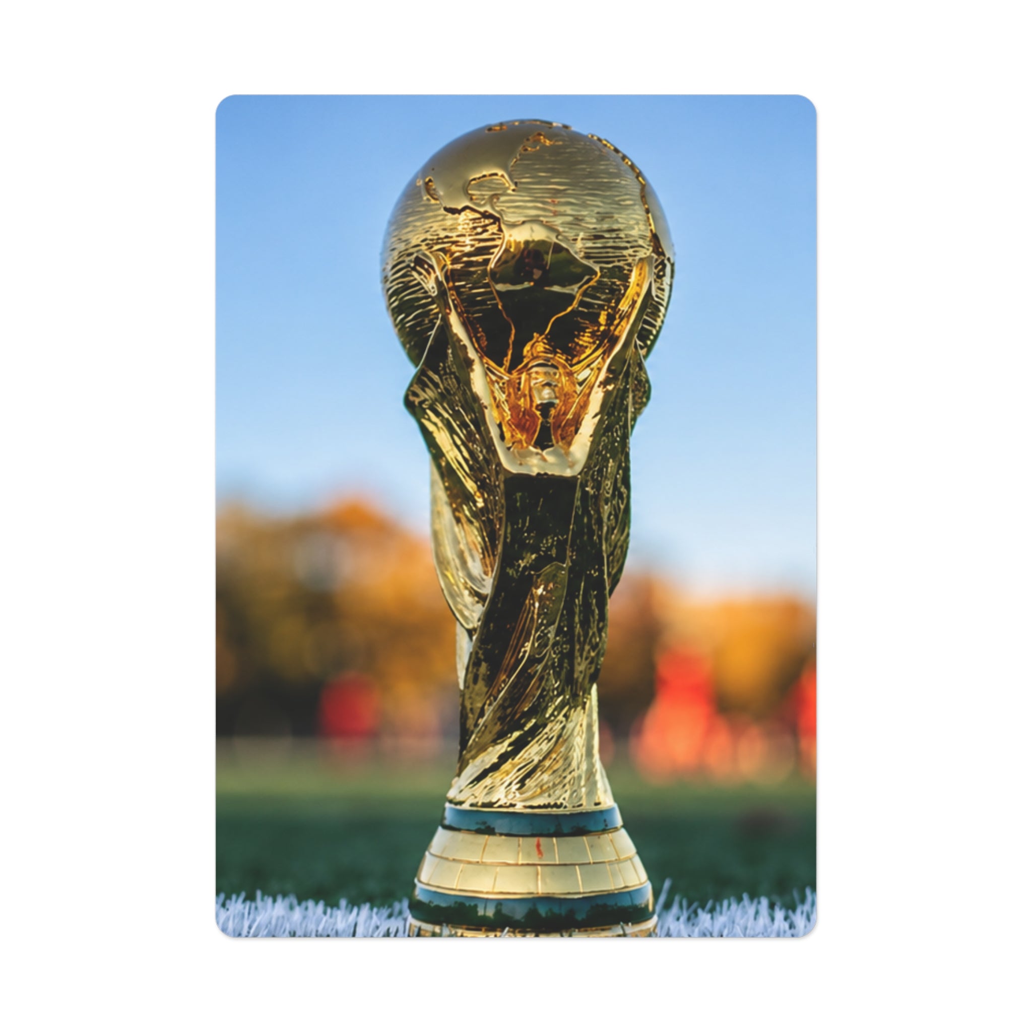 World Cup Trophy Playing / Poker Cards