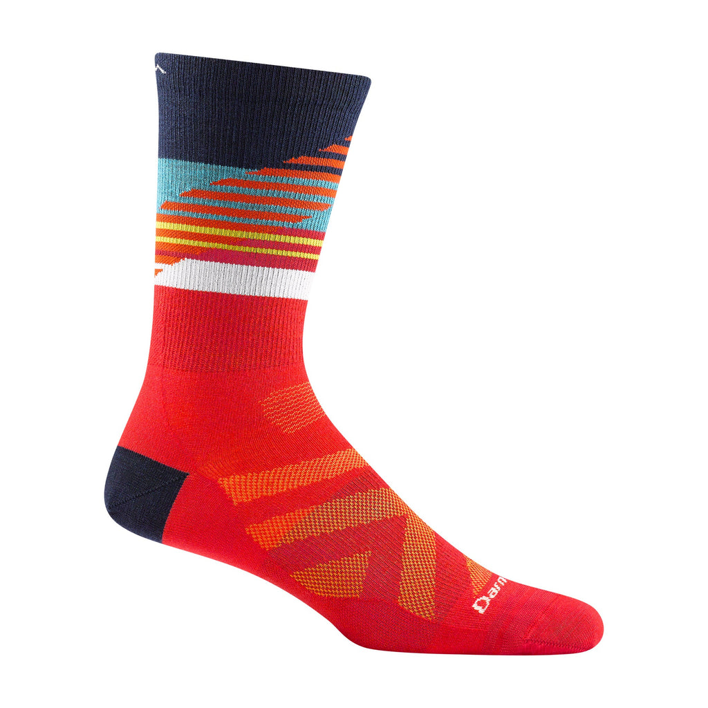 Mens Merino Wool Nordic Patterned Boot Lightweight Ski Snowboard Socks