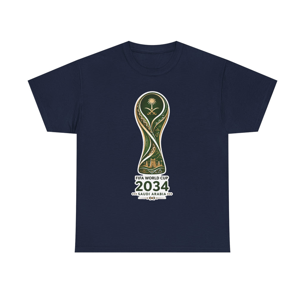 2034 FIFA World Cup Qatar 2034 Trophy Cotton T‑Shirt