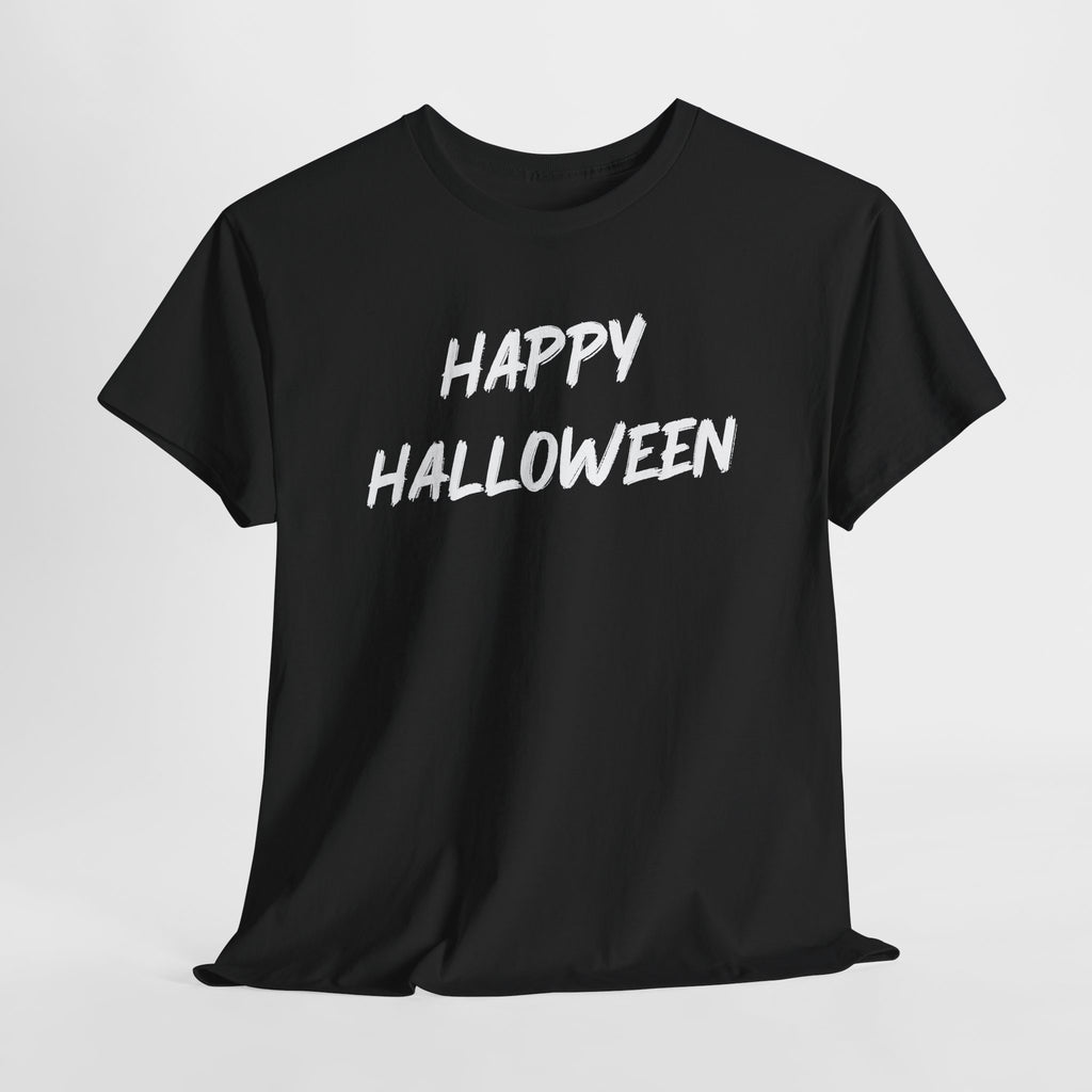 Happy Halloween T-Shirt – Spooky Script Holiday Tee