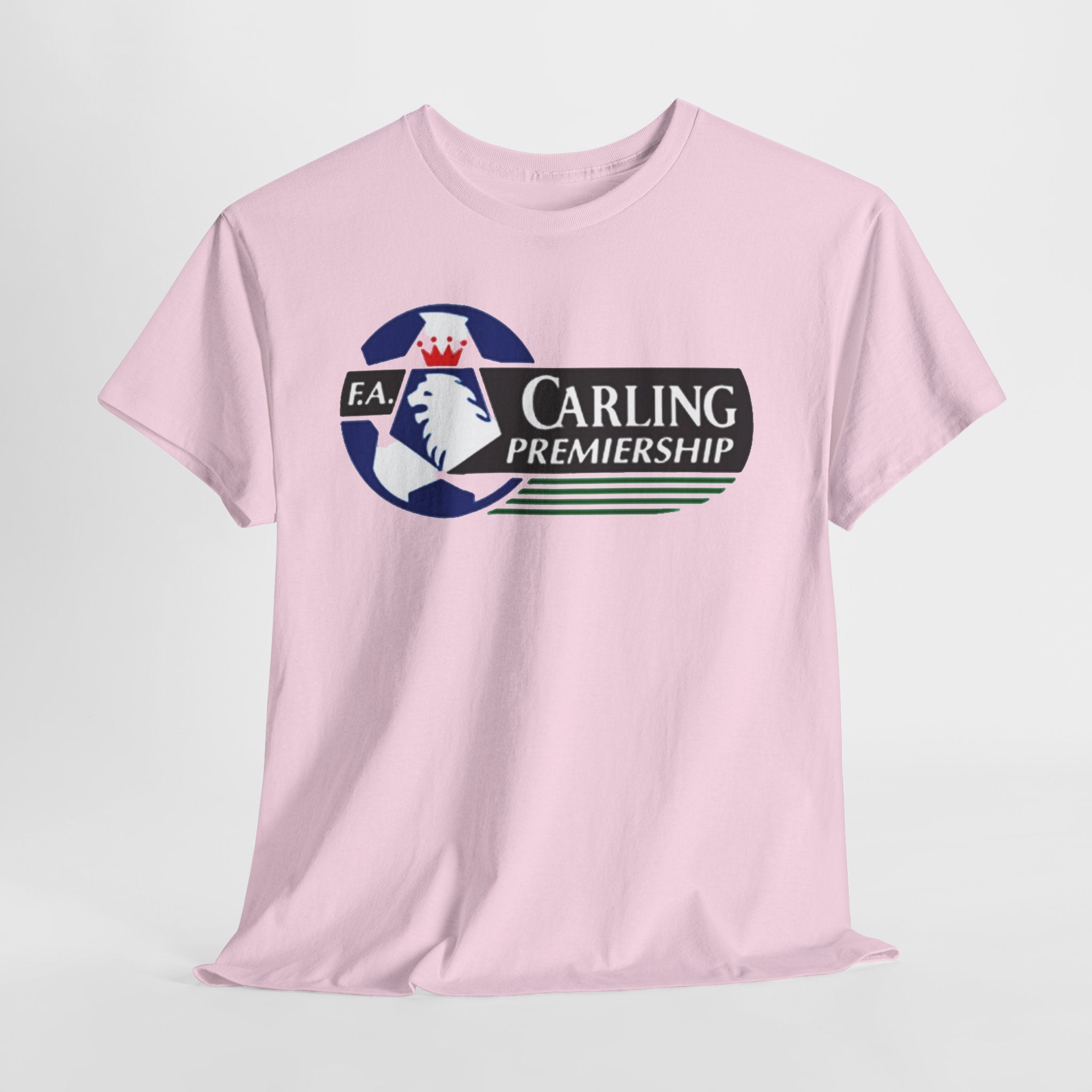 Carling Premiership Soccer Logo Tee — Vintage Football T‑Shirt