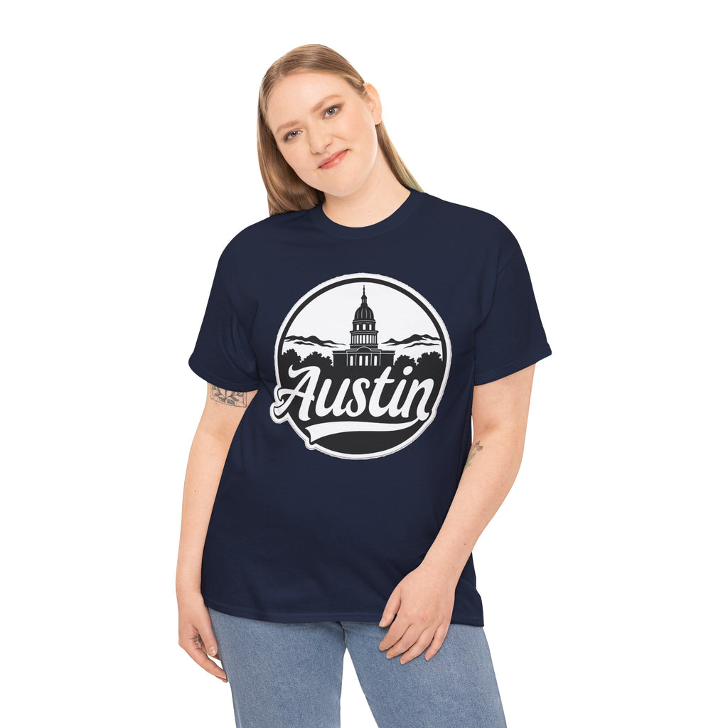 Austin Capitol Graphic Cotton T-Shirt / Tee