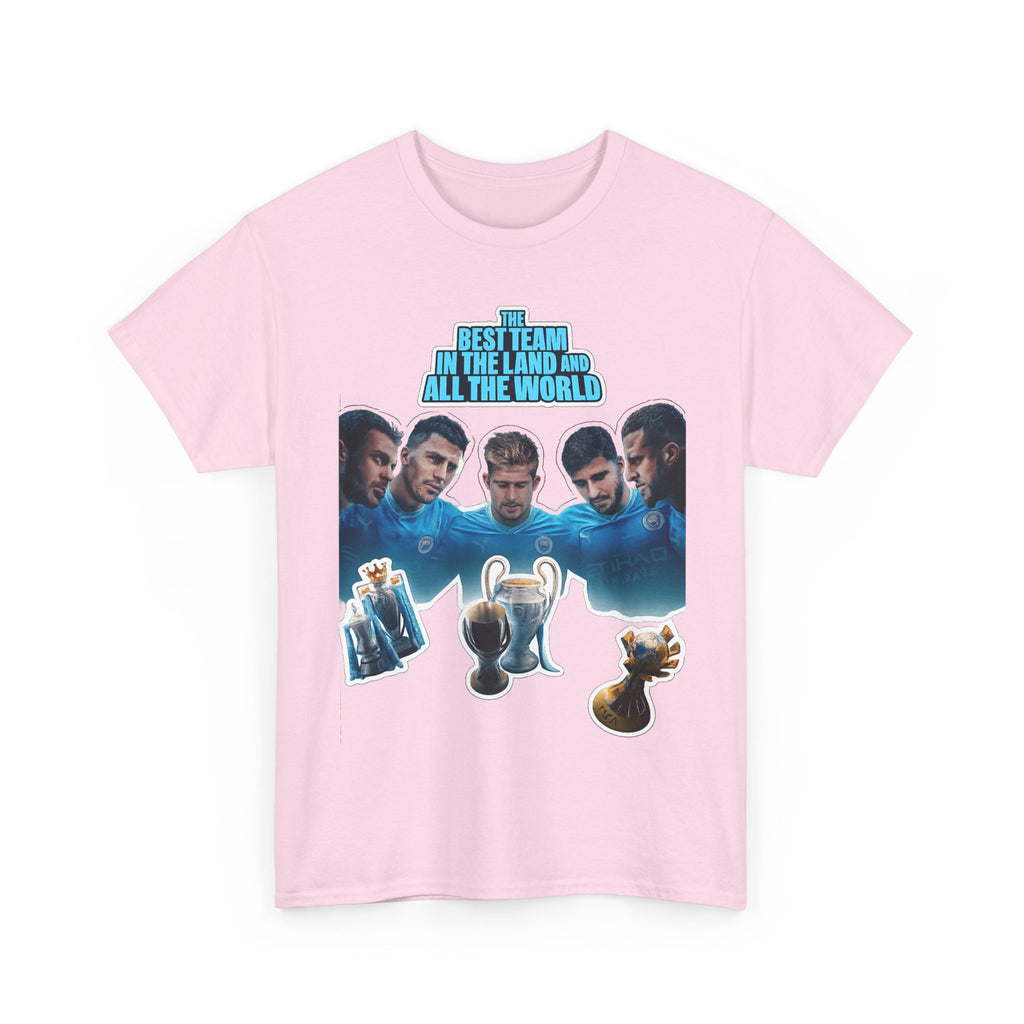 Manchester City — "Best Team in the Land and All the World" Cotton T-Shirt