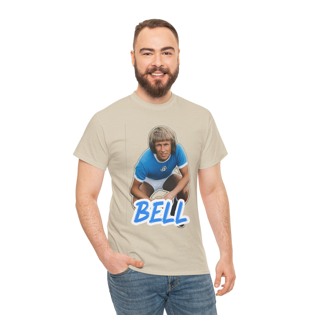 Colin Bell Manchester City Legend Retro Soccer Tee — Vintage Player Graphic T-Shirt