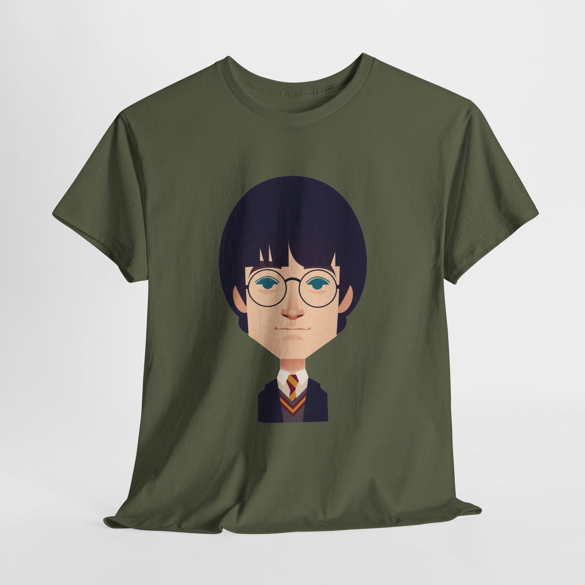 Harry Potter Wizard School Boy Cartoon Cotton T-Shirt