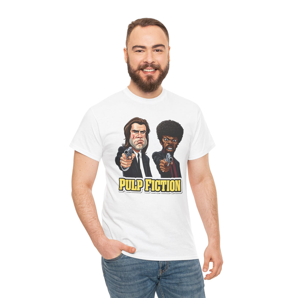 Pulp Fiction Graphic Tee - Retro Movie Poster T-Shirt