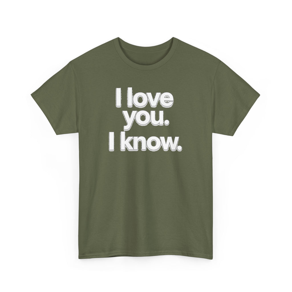 I Love You I Know Saying T‑Shirt from Star Wars