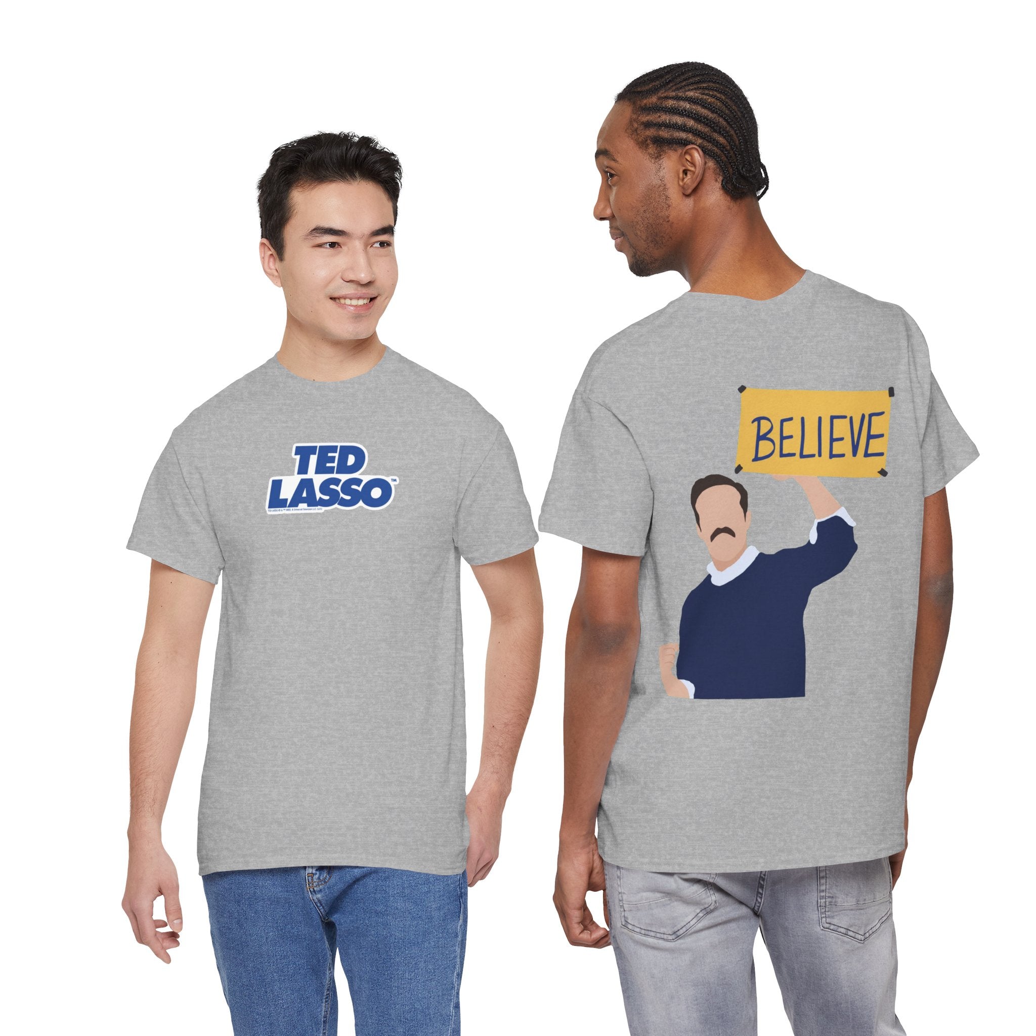 Ted Lasso Inspired "Believe" Tee — Inspirational TV Fan Shirt Cotton T-Shirt