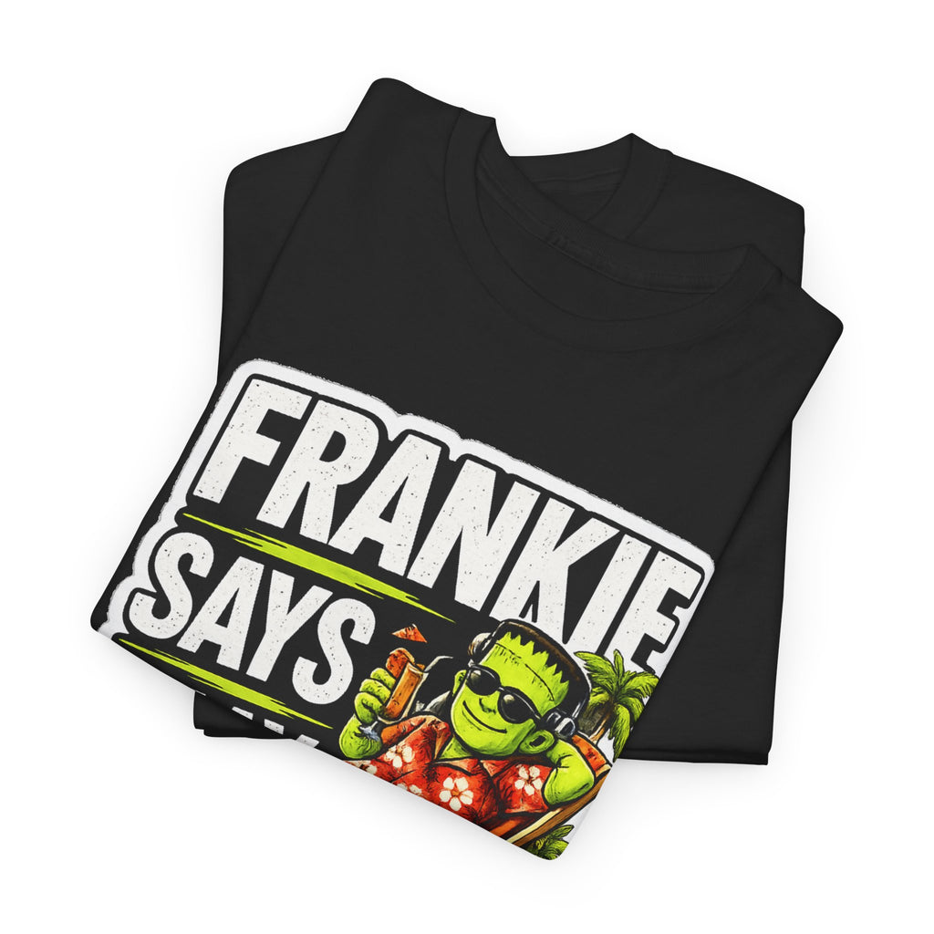 Frankie Says Relax Funny Graphic Cotton T-Shirt