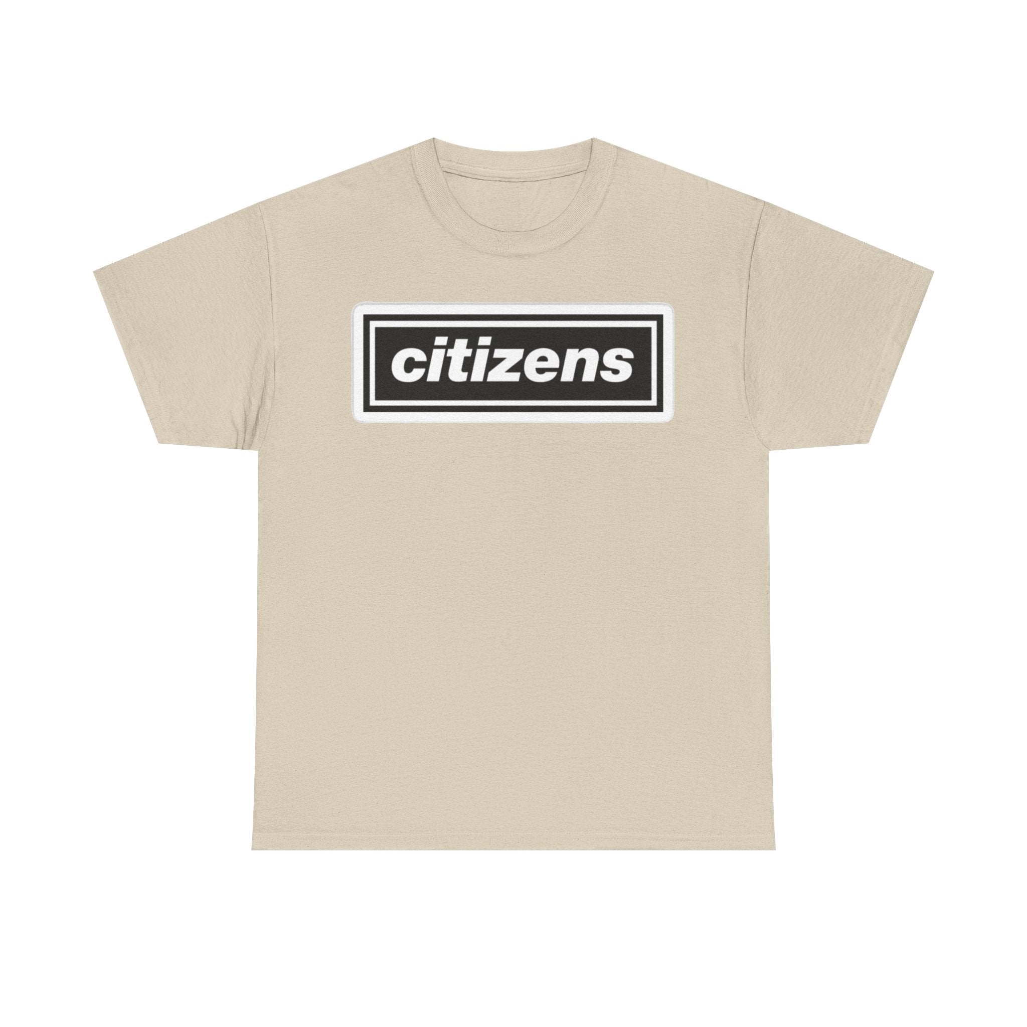 Citizens Manchester City Logo T-Shirt — Minimal Retro Box-Logo Tee