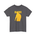 Reacher Silhouette Tee – Bold Yellow Graphic Shirt