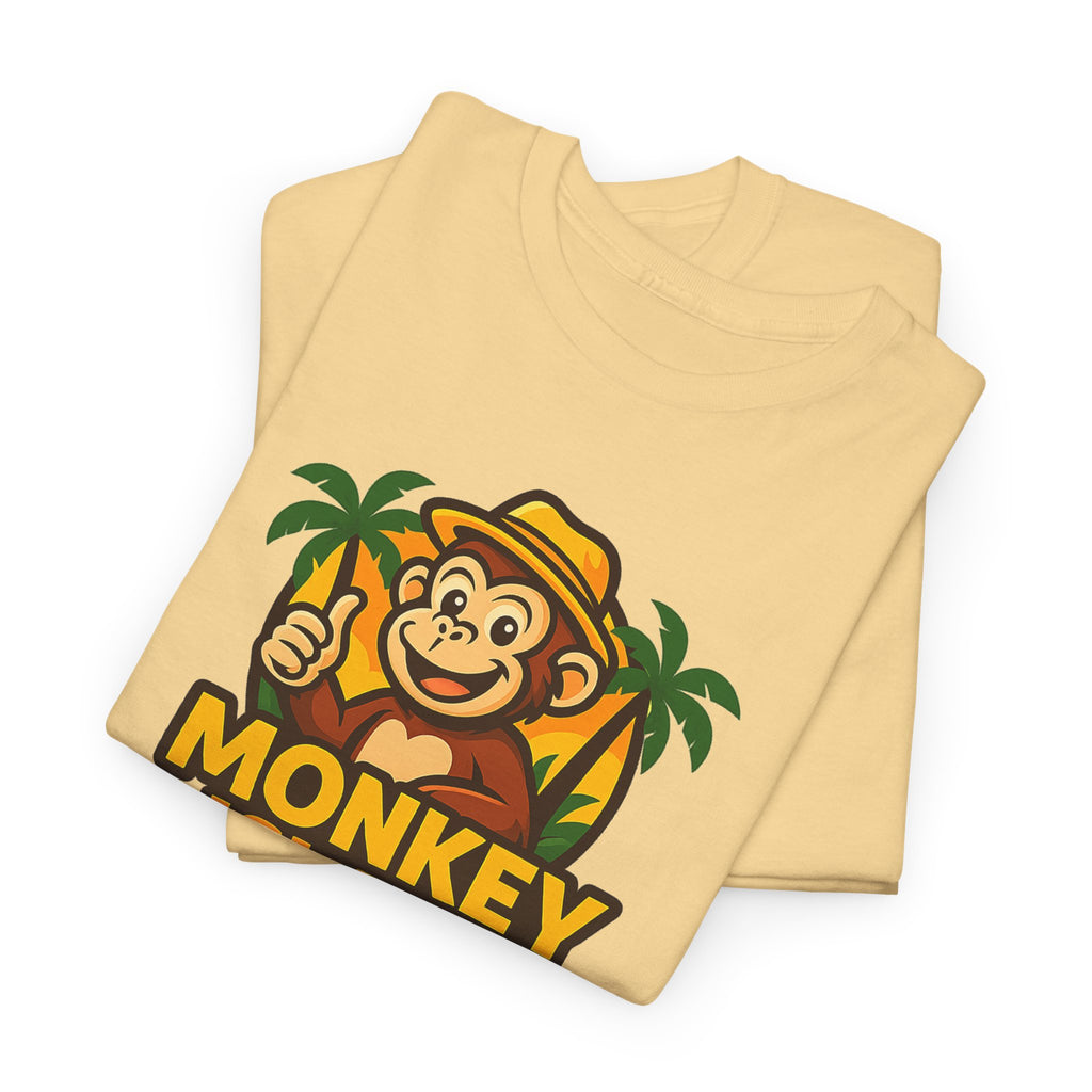 Monkey Island T-Shirt — Cute Tropical Monkey Logo Tee