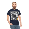Straight Outta the Gym T-Shirt — Funny Gym Workout Tee with Laughing Emoji
